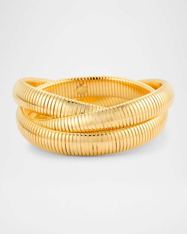 Triple Snake Chain Bracelet Set